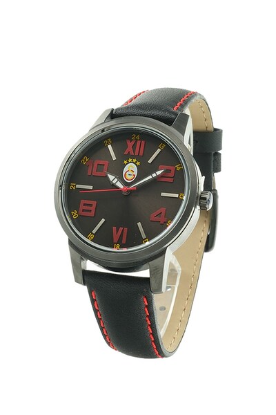 Galatasaray Orijinal Deri Kordonlu Kadın Kol Saati Hediyelik Ahşap Kutulu