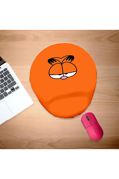 UcuruStore Kedi Garfield Οβάλ Ποντικομαξιλαράκι με Υποστήριξη Ολόκληρου του Κ...