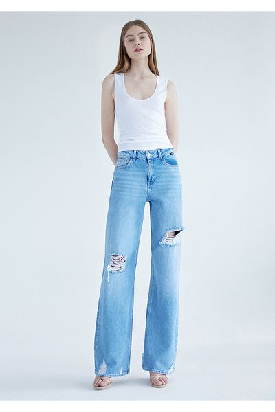 Mavi Pantaloni Malibu Light Ripped Street Jean 1010152 -83664