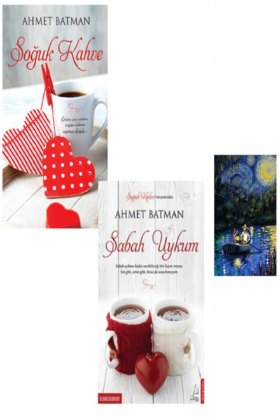 puslurotalar Ahmet Batman : Soğuk Kahve Sabah Uykum (Koleksiyon Kitap) + Mavi...