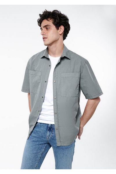 Mavi Gray Shirt Loose Fit / Loose Casual Cut 0210640-70098