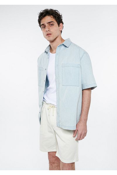 Mavi Rex Terranean Bleached Jean Shirt Oversize / Wide Cut 0210222-85359