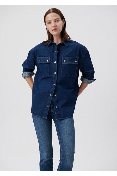 Mavi Cămașă Dena Rinse Jean Oversize / Wide Cut 1210468-85609