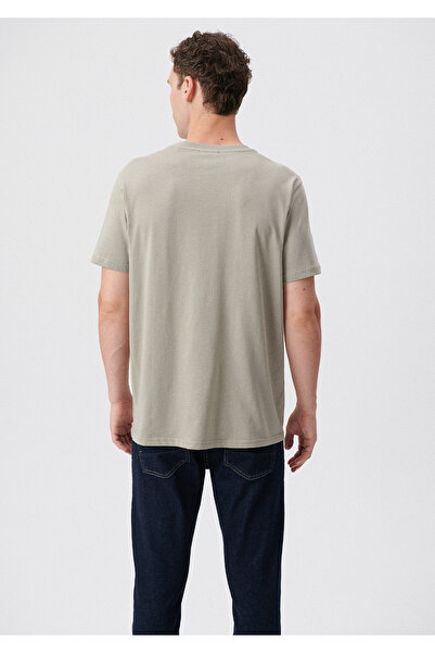 Mavi Crew Neck Brown Basic T-shirt Regular Fit / Normal Cut 0611594-70352