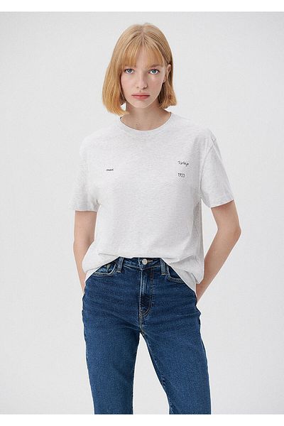 Mavi Türkiye 1923 Printed Women's T-Shirt Regular Fit / Regular Fit1612105-85438