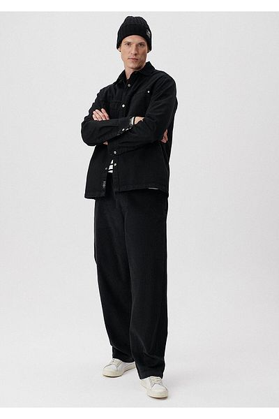 Mavi Gray Velvet Trousers 0010219-80022