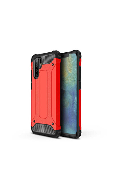 kilifone Huawei P30 Pro Uyumlu - Kılıf Çift Katman Zırh Tank Crash Military K...