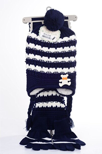 mercantoptan 4-8 років 3-комплект дитячих шарфів, шапок і рукавичок