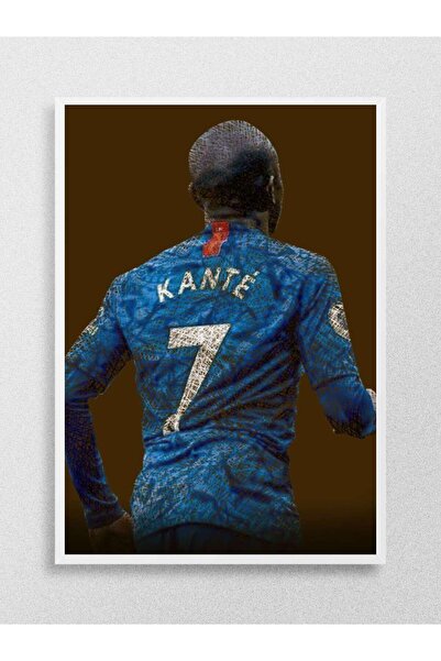 Mudi Store NGolo Kante Futbol Poster Çerçevesiz Yüksek Kalite Futbolcu Duvar ...