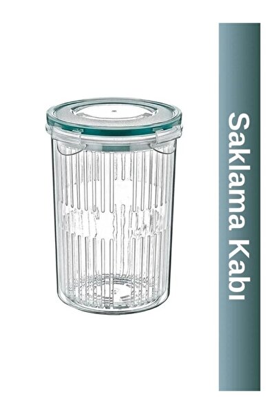 Perodia Süzgeçli Derin Saklama Kabı (zeytinlik, Turşuluk) 1.5lt 3'lü