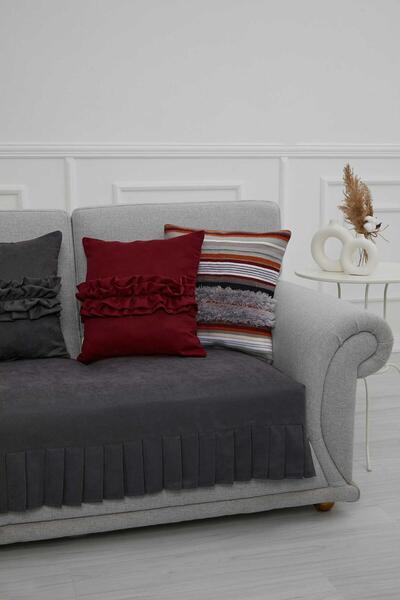 lavantaa shopping fragrant Pleated 3-Seat Sofa Cover,ko-29