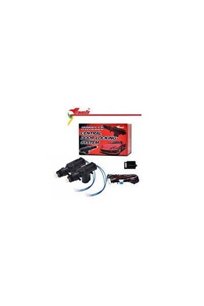 Genel Markalar İNWELLS 24 VOLT KAPI MERKEZİ KİLİT MOTOR SETİ 2 KABLOLU TESİSATLI