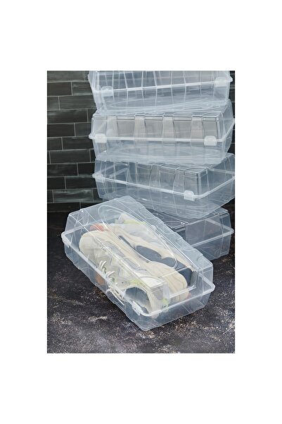 Genel Markalar Erkek Ayakkabı Saklama Kutusu - Şeffaf Ayakkabı Kabı  Organize...