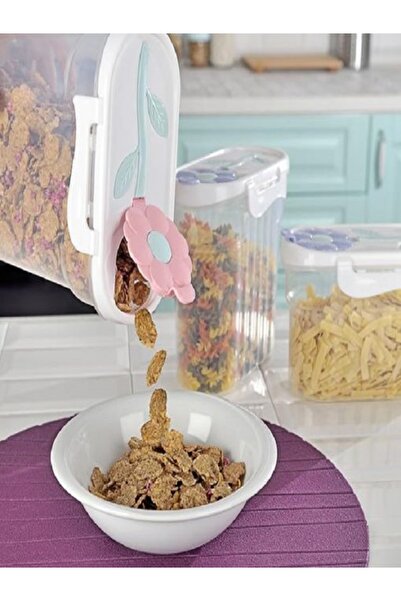 Kazanabil ARONİ PAPATYA KAPAKLI BAKLİYAT VE ERZAK SAKLAMA KABI 1,2LT.