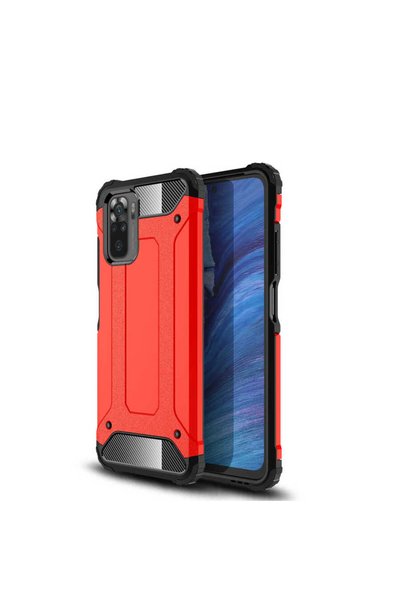 kilifone Xiaomi Redmi Note 10 - Case Double Layer Armor Tank Crash Military C...