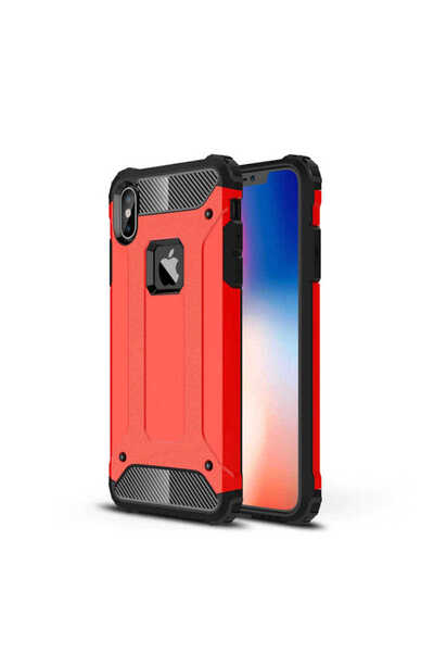 kilifone Apple iPhone XS Max 6.5 - غطاء عسكري مزدوج الطبقات مدرع من الصدمات