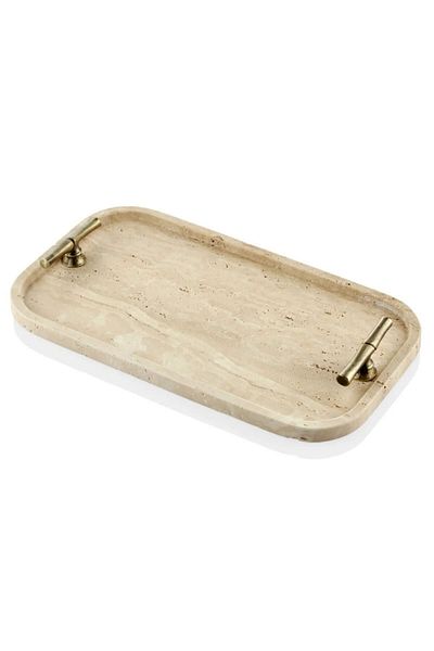SETABIANCA Evza Travertine Rectangular Tray