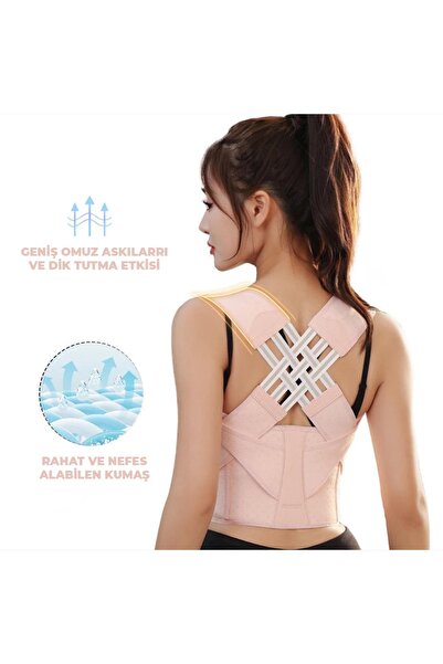 F&W FİT WOMEN Adjustable Medical Upright Posture Back-waist Corset Women-Men's Anti-Hunchback Upright Posture Sports Corset