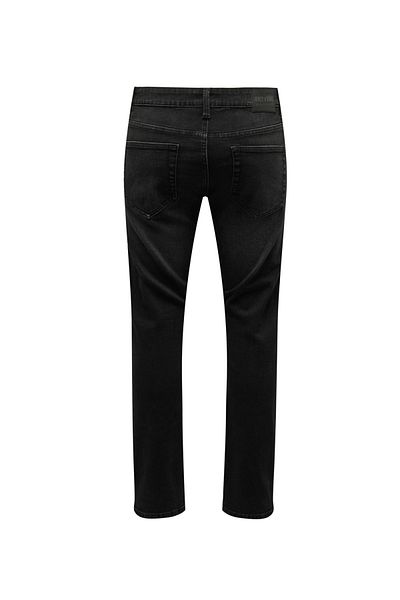 Only & Sons Στενό μαύρο ανδρικό τζιν παντελόνι ONSLOOM SLIM ONE WB 7995 PIM DNM VD