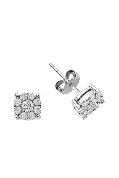 Sirius Pırlanta F Renk 1,50 Karat Tektaş Görünümlü Pırlanta Küpe