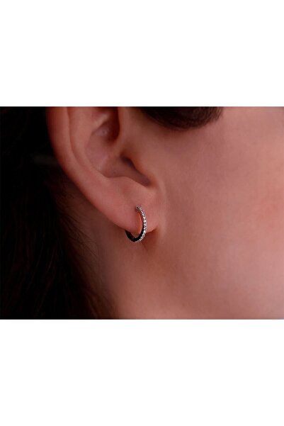 Sirius Pırlanta Pırlanta Taşlı Halka Küpe