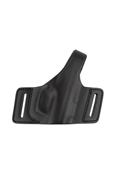 Polis Sepeti KYC Sarsılmaz Kılınç 2000 Mega Deri Tabanca Kılıfı Yarım Kelebek Siyah