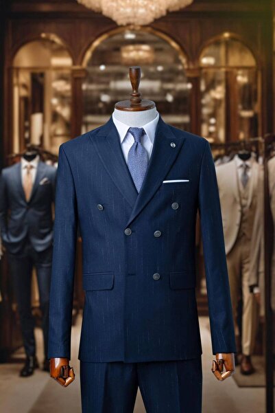 WENNO Takım Elbise İtalyan Kesim Kruvaze