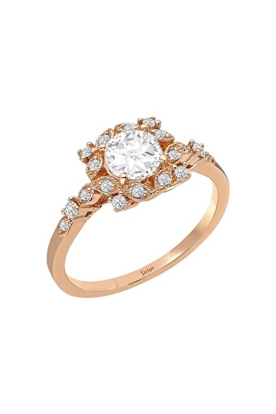 Sirius Pırlanta Pırlanta Ve Beyaz Safir Taşlı Zekhara Yüzük