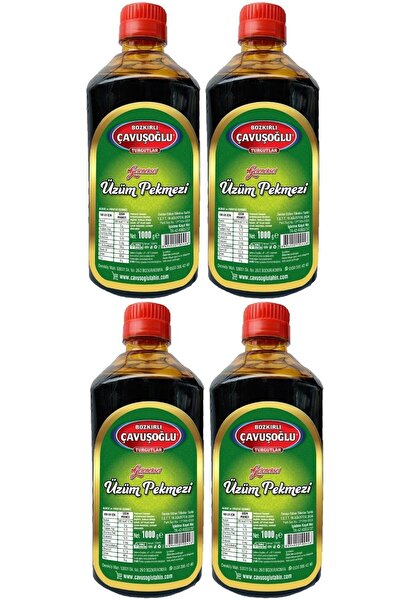 Bozkırlı Çavuşoğlu Çavuşoğlu Üzüm Pekmezi 1000g X 4