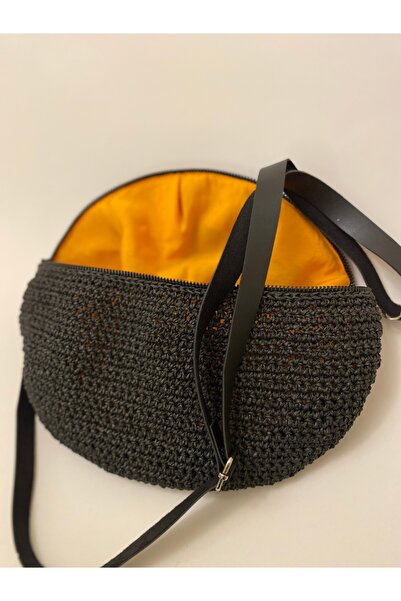 B Made Hasır Bel Çantası