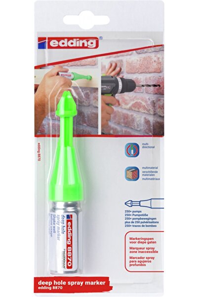 Edding 8870 MONTAJ DELİĞİ SPREY İŞARETLEYİCİ TEKLİ BLS