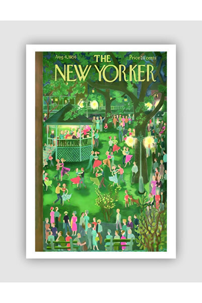 fırsatlar diyarı August 4, 1956 The New Yorker Duvar Posteri - Kalın Kağıt - ...