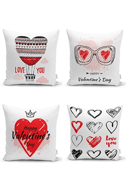 Nish & Royal 4-Piece Valentine's Day Concept Special Design Modern Combinatio...