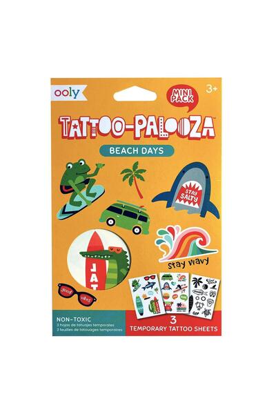 Ooly Mini Tattoo Palooza Geçiçi Dövme Seti - Beach Days