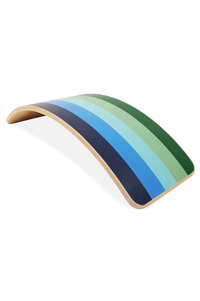 Bee Smart Balance Board Aqua Large Size - Natural Wood
