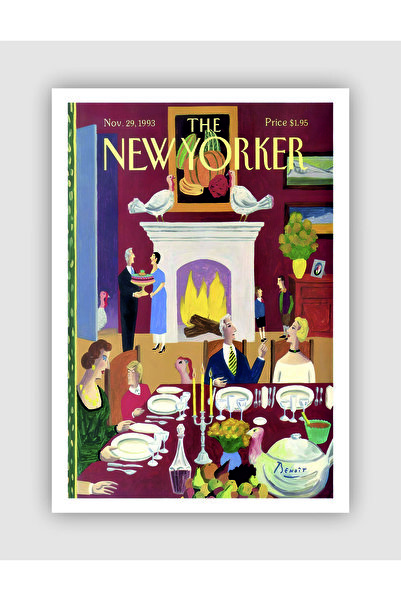 fırsatlar diyarı November 29, 1993 The New Yorker Duvar Posteri - Kalın Kağıt...