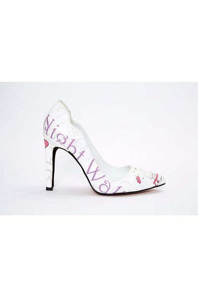 Streetfly Pantofi clasici cu toc de damă imprimați
