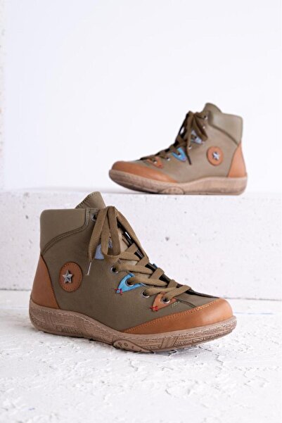 Getcho Γυναικεία μπότα από γνήσιο δέρμα Kuva