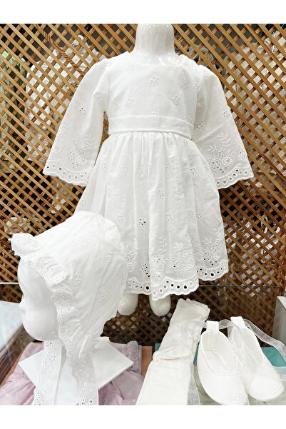 PARK BEBE KIZ BEBEK 0/3-3/6 AY GÜPÜRLÜ MEVLÜTLÜK SET