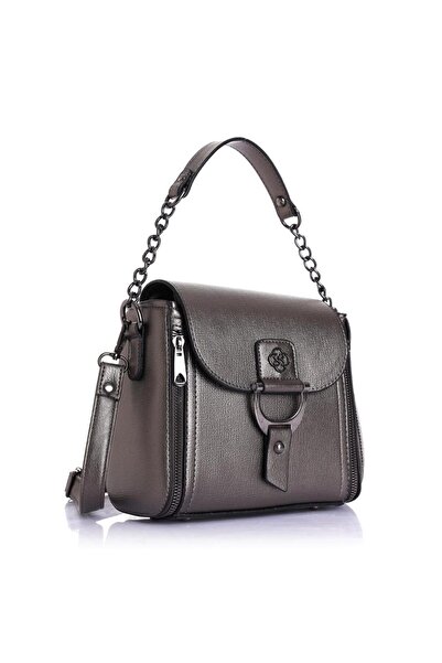 Getcho Dantes Women's Bulletproof Crossbody Bag – Elegant Design, Multi-Compartment Organization, Metal Accessories, Stylish Details