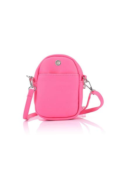 Getcho Benta Women's Pink Cross Strap Small Shoulder Bag – Double Zipper, Lightweight, Suitable for Daily Use