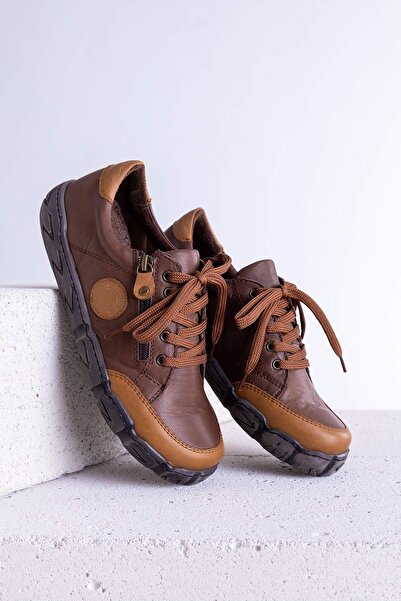 Getcho Serpa Tan Genuine Leather Women's Shoes