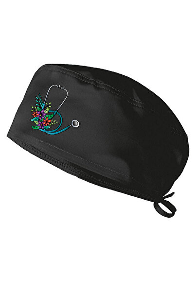 YNK Șapcă cu temă stetoscopică Doctor Nurse Cook Chef Bonnet Dentist Chirurgi...