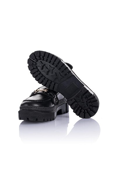 Getcho Edam Чорні жіночі лофери з двома пряжками – зручні, сучасні та стильні, модель взуття на щодень без шнурків