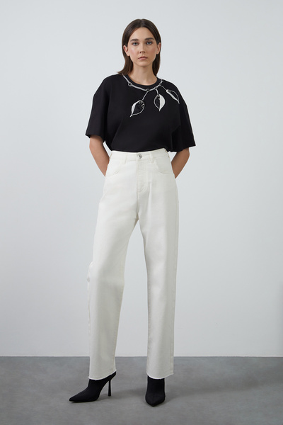 GİZİA Aksesuar Detaylı Havuç Model Jean Pantolon