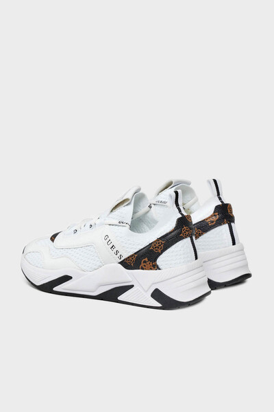 Guess Geniver2 Kalın Tabanlı Sneaker Ayakkabı FLPGE2FAL12WHIBR  AYAKKABI FLPGE2 FAL12 WHIBR