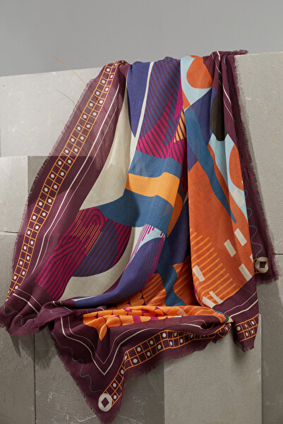 GİZİA Geometrik Desenli Eşarp