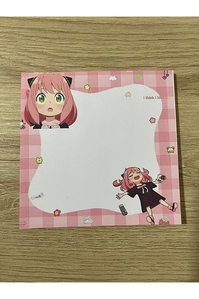 Cuppy Box Anime Anya Forger Memo Pad 30 Sheets