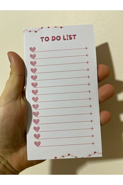 Cuppy Box To Do List Pull and Pull 30 Sheets