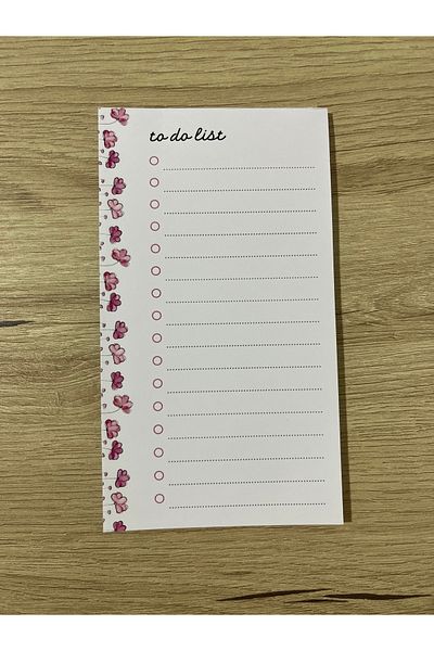 Cuppy Box To Do List Pull and Pull 30 Sheets